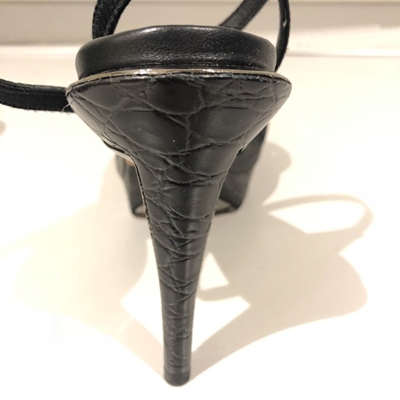 Herve Leger Black Elle Sandals, New! - Picture 3 of 8